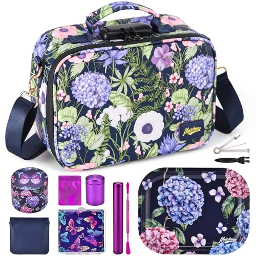 Storage Bag with Combination Lock Large Storage Container Cosmetic File Organizer Case Medicine Lock Box Portable Travel Storage Pouch Halloween Makeup Bag Purple