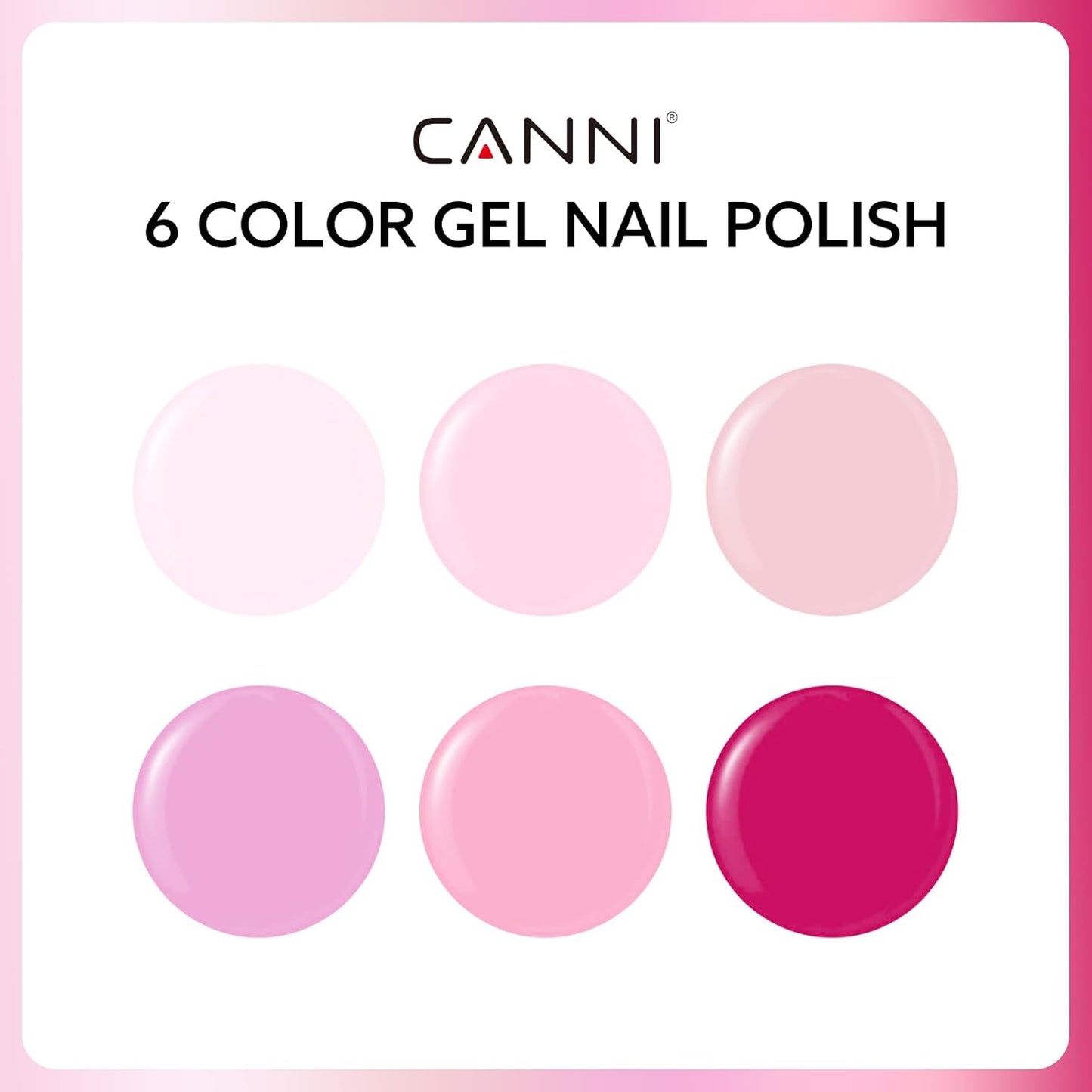 Gel Nail Polish Set - 12 Vibrant Colors for Long-Lasting Manicure | CANNI