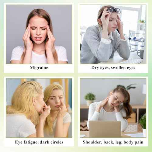 Hercicy 2 Pcs Jade Eye Mask and Hair Comb Set Green Jade Stone Eye Mask White Facial Cooling Set Guasha Scalp Comb Facial Massage Tool for Relax Alleviate Puffiness Esthetician Supply (Classic Color)