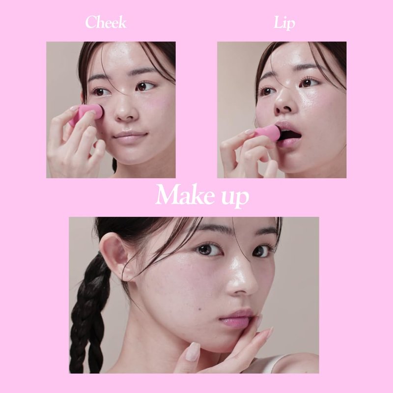 Elensilia Plush Water Jelly Lip & Cheek Tint – 10g (0.35oz) | Lightweight & Buildable Tint for a Natural, Fresh Glow (Water Melong)
