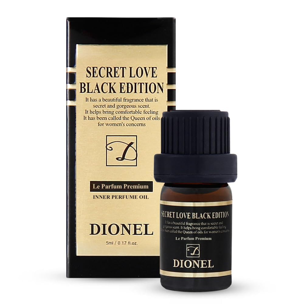 Dionel Secret Love Black Edition inner perfume fragrance oil for underwear women Long-lasting feminine Romantic Floral Scent 5ml/0.17fl.oz