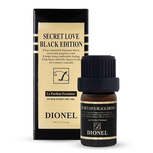 Dionel Secret Love Black Edition inner perfume fragrance oil for underwear women Long-lasting feminine Romantic Floral Scent 5ml/0.17fl.oz
