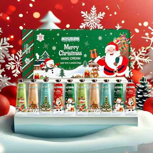 10 Pack Christmas Hand Lotion Gifts Set£¬Moisturizing Hand Cream for Women, Mini Travel Size Holiday Gifts, Stocking Stuffers & Bulk Gifts for Christmas Appreciation 30ml