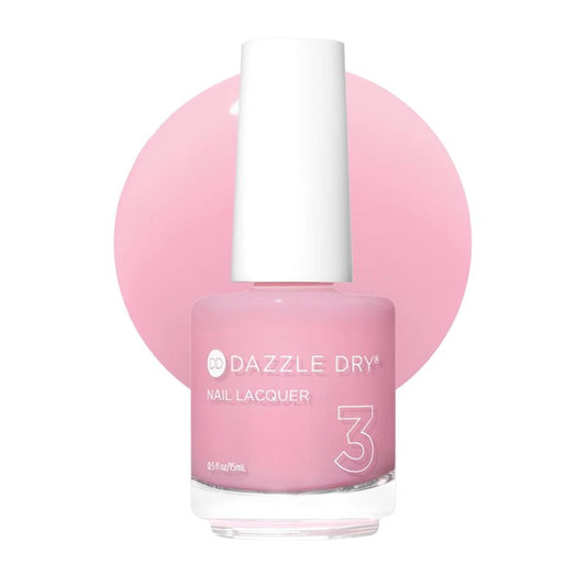 Dazzle Dry Nail Lacquer (Step 3) - Pinkies Up - A pale, barely-there pink with cool undertones. Sheer cream. (0.5 fl oz)