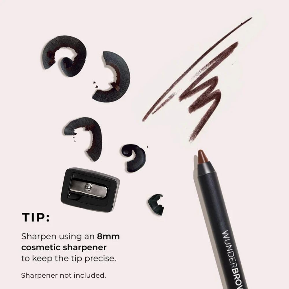 Wunderbrow Super Stay Eyeliner Pencil, Waterproof and Smudge-Proof, Shade: Rich Cocoa