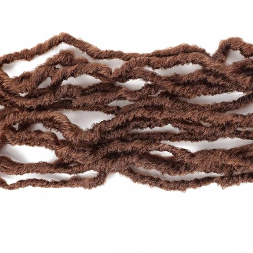7 Packs Faux Locs Crochet Hair 30 Inch Soft Locs for Distressed Locs Butterfly Locs Crochet Hair for Women (30 Inch(Pack of 7) 30#)