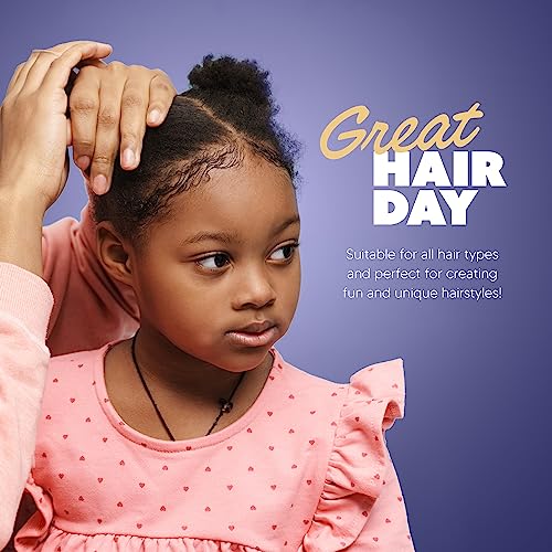 Hair Elastics - Ouchless No Damage Elastic Hair Bands (Clear - Large)