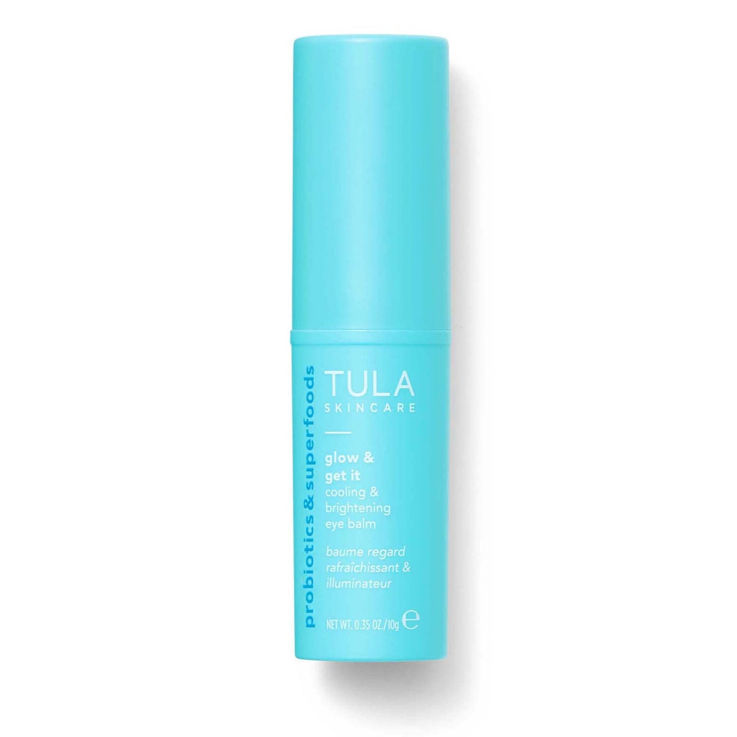 TULA Skin Care Drenched in Hydration Lip Mask & Eye Balm Duo | 24-7 Moisture Day & Night Peptide Lip Mask: 0.28oz, Glow + Get It Cooling & Brightening Eye Balm: 0.35 oz | 2 Piece