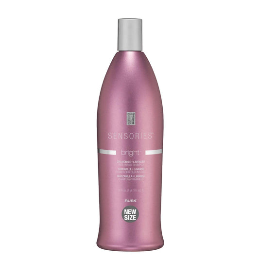 RUSK Sensories Bright Chamomile and Lavender Brightening Shampoo, Color-Enhancing Conditioner Improves Color and Tone for, Dull Silver, Gray or White Hair, 35 fl. oz