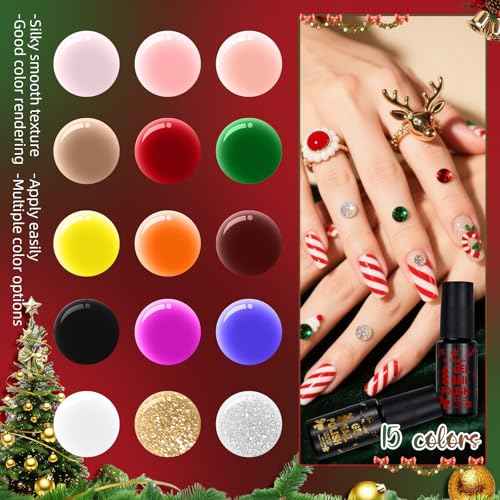 Nail Polish Advent Calendar 2025£¬24-Piece Nail Varnish Advent Calendar Christmas Calendar for Women and Girls, Nail Polish Colours Kit, Nail Art Tool Glitter Decorations Care and Accessories
