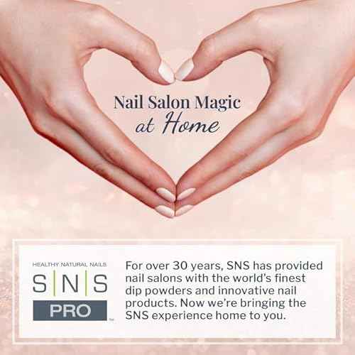SNS Base Coat Nail Polish for Nail Dip Powder, Gel Base - Long-Lasting & Fast-Drying Nail Strengtheners Gel Base - Low-Odor & No UV Lamp Required - 0.5 Oz