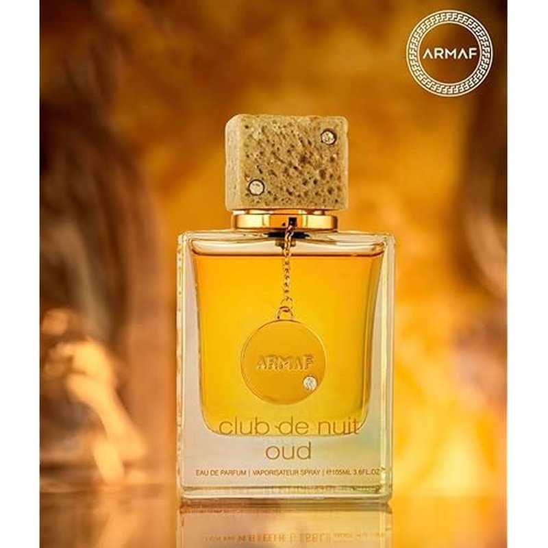 Armaf Club De Nuit Oud Eau de Parfum Spray for Unisex, 3.6 Ounce