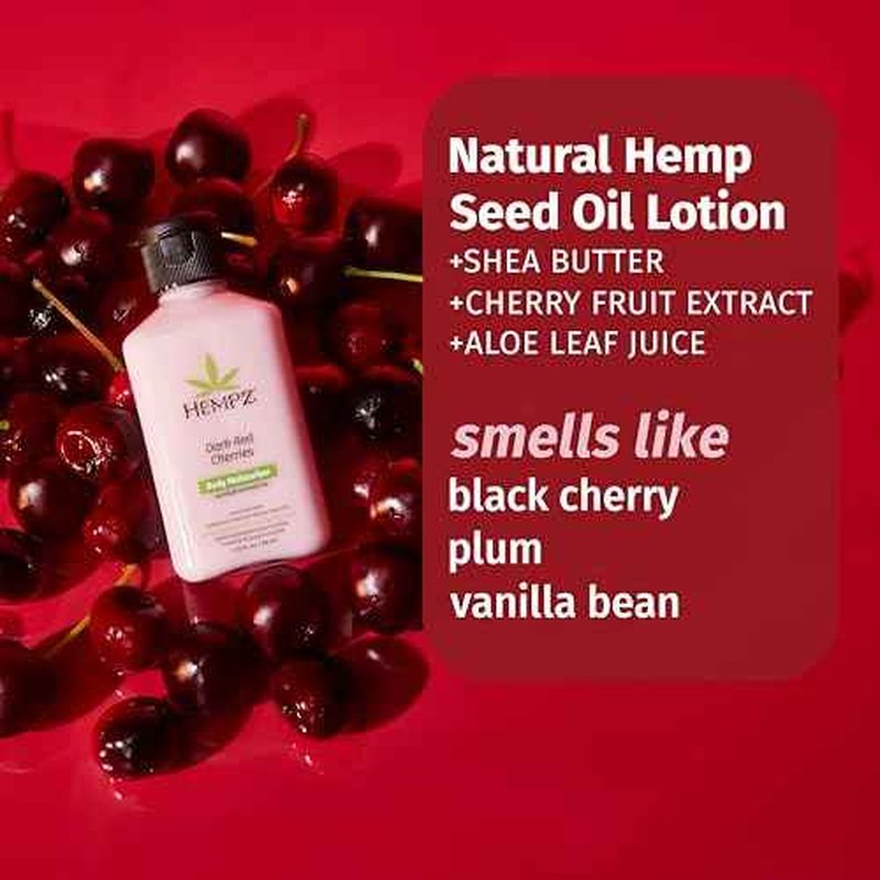 Hempz Mini Brazilian Berry Beauty Actives Lotion, Hydrating Moisturizer for Body, Hands and Feet 2.25 oz.