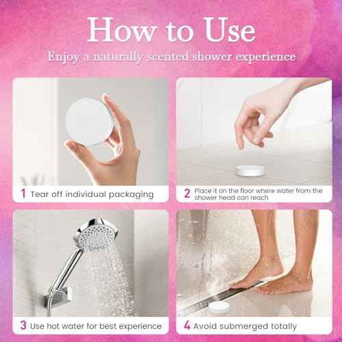 40PCS Shower Steamers Aromatherapy for Women or Men, 10 Scents Organic Shower Bombs, Relaxation with Organic Essential Oils, Birthday Self Care Gift for Women 1 Set