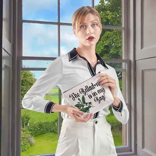 WCGXKO Movie Inspired Movie Makeup Bag Witchcraft Witchy Bag for Women (Bel)