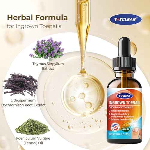 Ingrown Toenail Relief: Ingrown Toenail Tool for Men Women - Ingrown Toenail Removal Kit - Ingrown Toenail Corrector Drops - Ingrown Toenail Removal - Effective Solution for Ingrown Toenails - 30ml