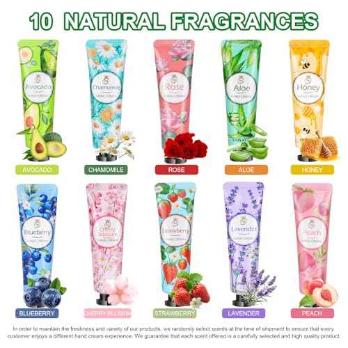 80 Pack Hand Cream Gift Set: Hand Lotion Travel Size, Teacher Appreciation Gifts, Hand Cream for Dry Cracked Hands, Mini Lotion Bulk, Small Gifts for Women Corworkers Nurse Birthday Party