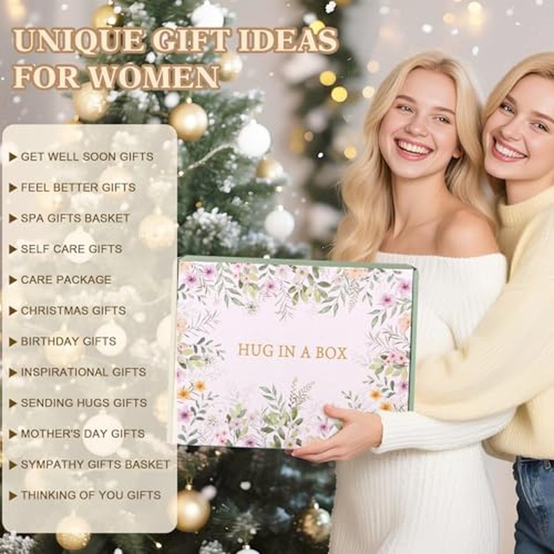 Get Well Soon Gift Baskets for Women, Self Care Gifts for Women Birthday, Spa Thinking of You Care Package Sending Sunshine Sunflower Gifts, After Surgery Sympathy Christmas Gift Ideas for Mom Friend