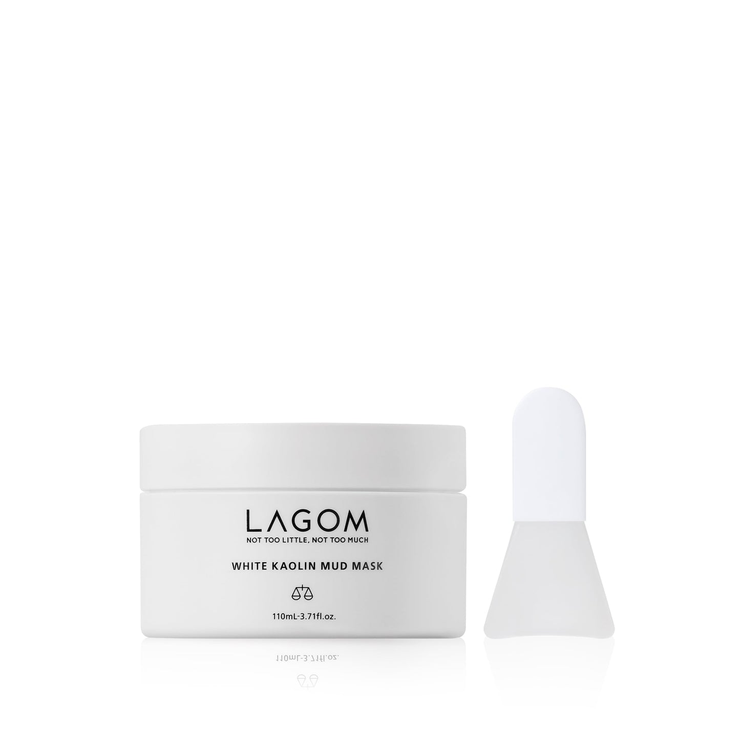 LAGOM White Kaolin Mud Mask for Blackhead Care, Pore Purifying, Dermatologically Tested, for Makeup Boosting 3.3 Fl Oz