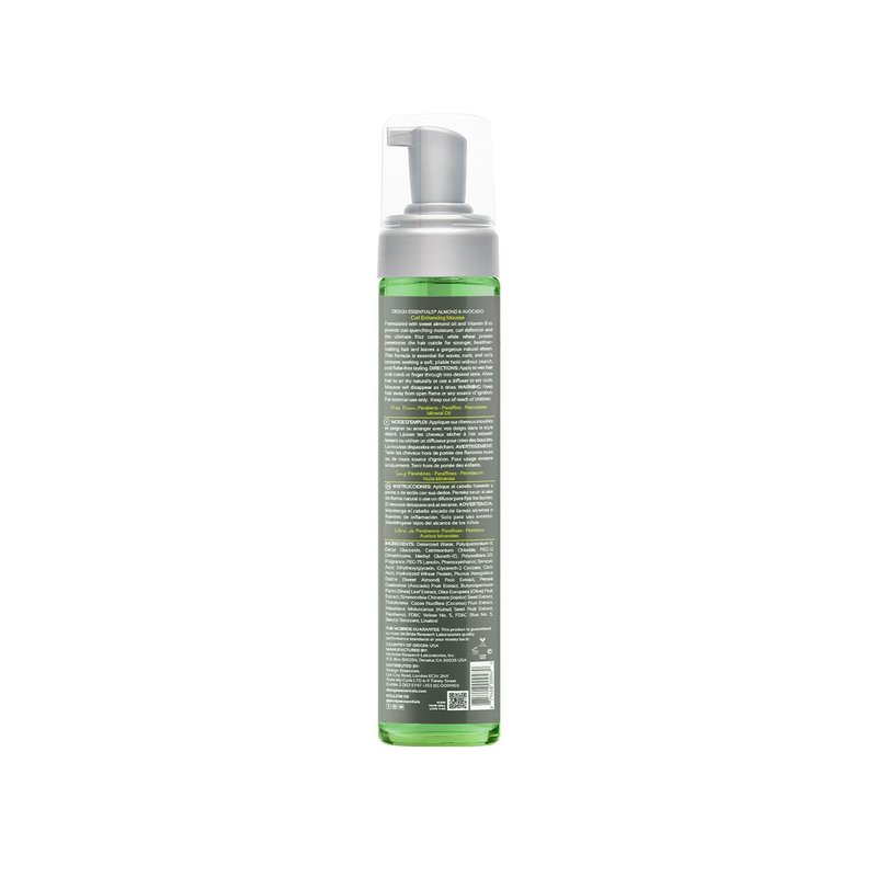 Design Essentials Almond and Avocado Curl Enhancing Hair Mousse for Curly Hair; 10 Oz (Pack of 1)
