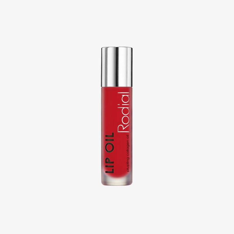 Rodial Plumping Collagen Lip Oil Cherry 0.13fl.oz, Vegan Collagen-Infused Lip Oil with Macadamia and Jojoba Oil, Deep Hydration for Fuller-Looking Pout, Ultra-Nourishing Formula