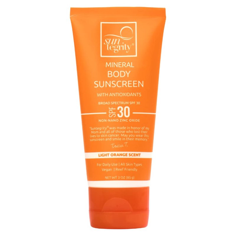 Suntegrity Mineral Sunscreen - Broad Spectrum SPF 30 for Body | 3 oz