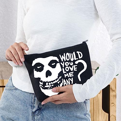 BWWKTOP Music Band Album Cosmetic Makeup Bag Song Lyrics Gift Would You Love Me Anyway Makeup Zipper Pouch Bag Singer Merchandise (Would you love)