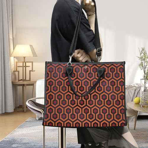 BWWKTOP Overlook Hotel Cosmetic Makeup Bag Horror Movie Inspired Gifts Overlook Hotel Travel Zipper Pouch Bag (Shinibag BL BG)