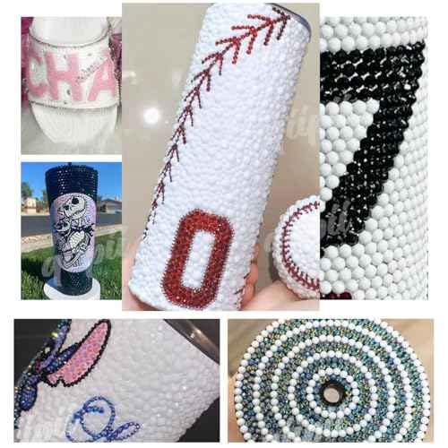 5300PCS 3mm Solid Black Resin Rhinestones for Crafting SS10 Pure Black Flat Back Jelly Resin Stones Bulk Non-Hotfix Diamonds Gems for Nails Face Eyes Makeup Tumblers Bottles DIY Crafts Decor