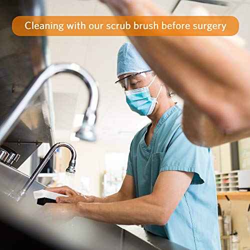 BOAO 5 Pcs Nail Scrubbers Hand Scrub Brushes for Nail Cleaning Fingernail Soft Non Disposable Scrub Plastic Hands Cleaning Brushes for Men Women Kids