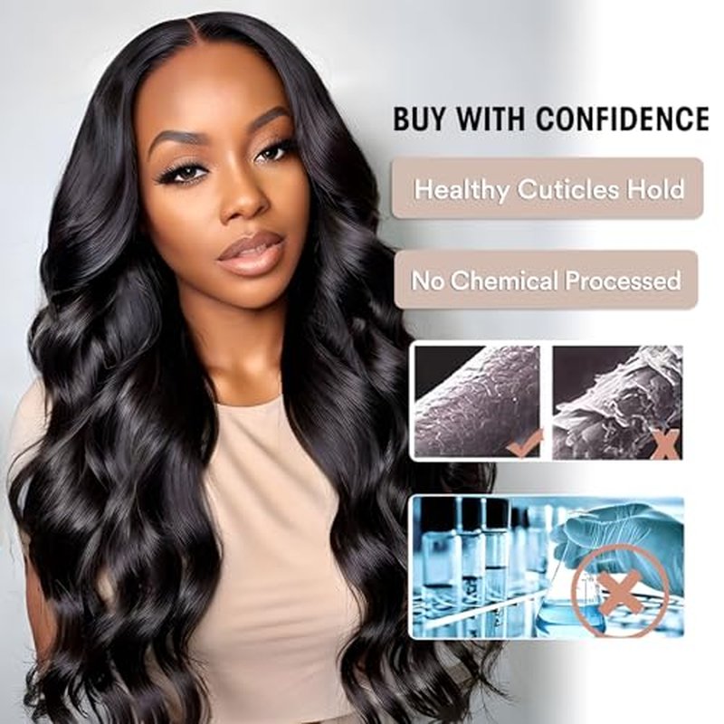 12A Human Hair Bundles Body Wave Bundles Human Hair Raw Human Hair Bundles Virgin Bundles 100% Unprocessed Weave Bundles Human Hair Extensions Natural Color 26 Inch