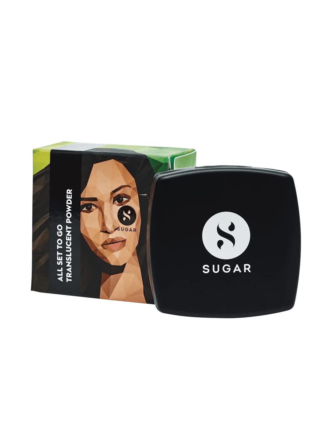 SUGAR Cosmetics SUGAR All Set To Go for shine constrol Matte Loose Setting Powder Blurs Pores & Fine Lines 7 g (Pack of 1) Translucent Powder