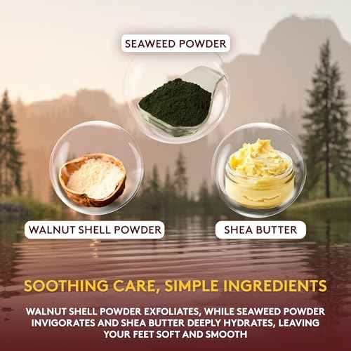 OKAY Himalayan Pink Salt Foot Scrub - Himalayan Salt Scrub, Body Exfoliator for Women and Men, Exfoliating for Feet, Hands & Face, Vegan, Natural Ingredients - 6 oz Jar (Pack of 1)