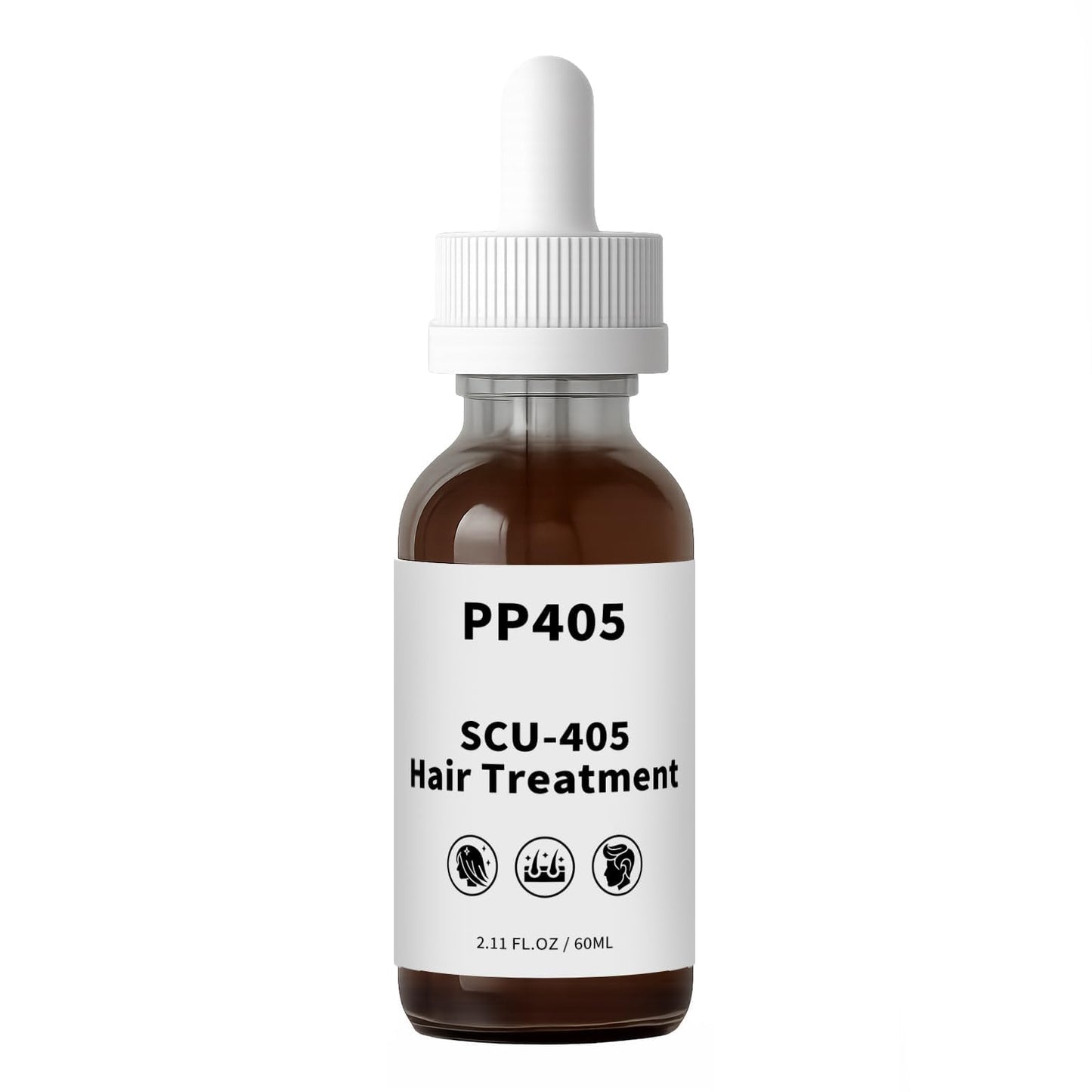 PP405 Hair Treatment | SCU-405 | Hair Growth Oil | Anti-Hair Loss | Quickly Absorbed & Non-Greasy | Hair Serum Growth for All Types | 2.11 FL.OZ (1 * 60ML)