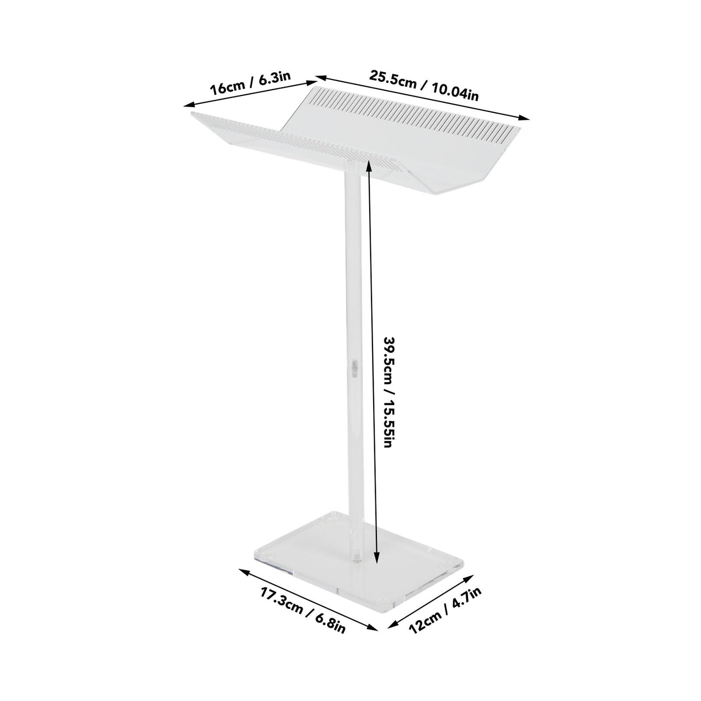 Zetiling Acrylic Hair Extension Holder Double Sided Transparent Hair Rack Stand for Wigs, Adjustable Height Braiding Hair Separator Organizer, Large Capacity, Wall Mounted Installation