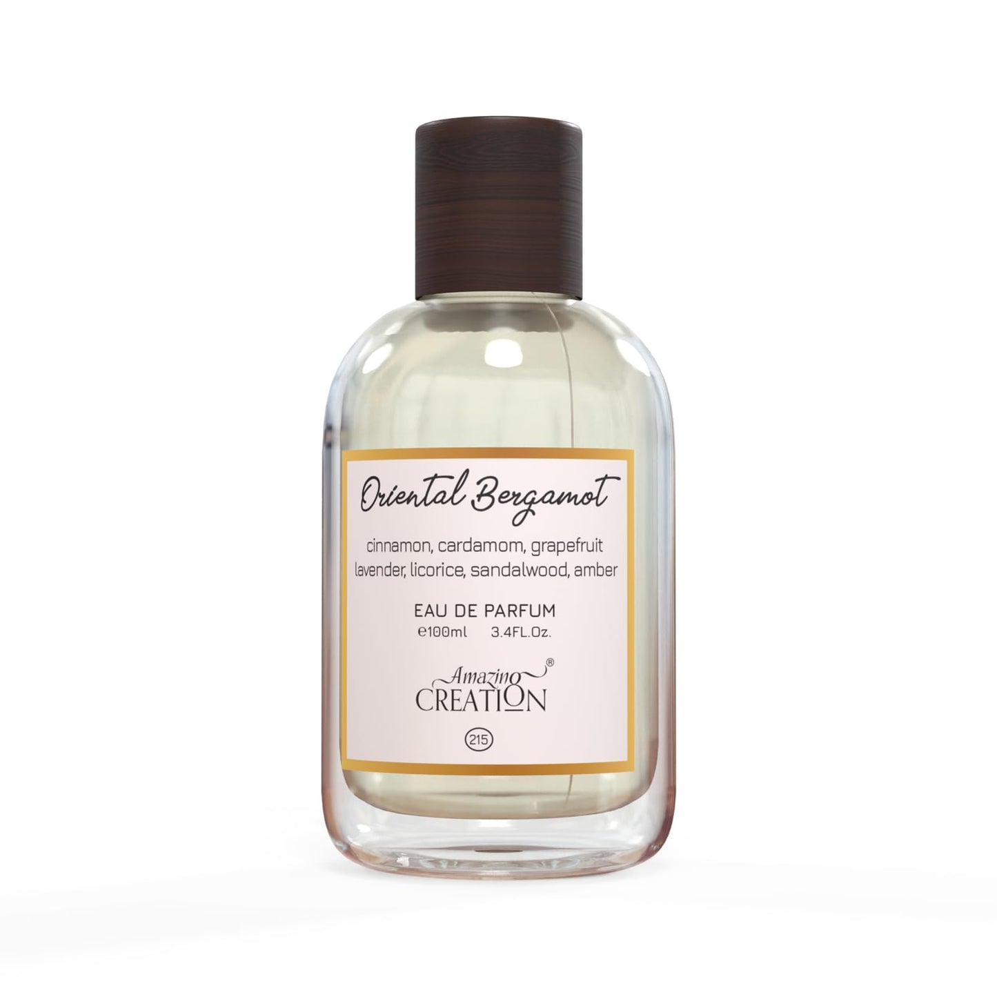 Amazing Creation Oriental Bergamot Eau De Parfum, 3.4 Fl Oz / 100ml