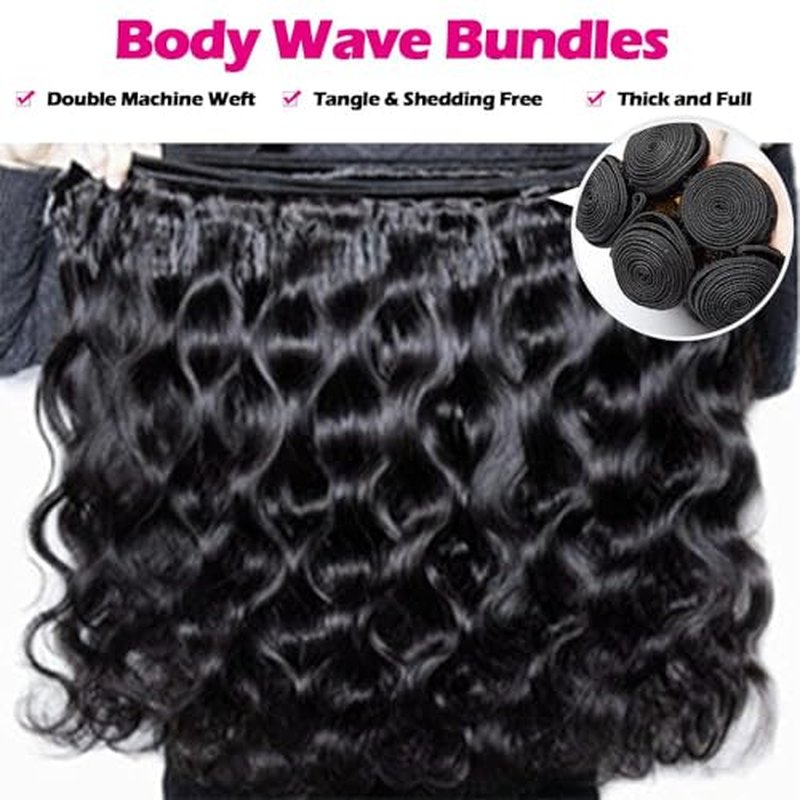 12A Human Hair Bundles 24 Inch Brazilian Body Wave Single Bundles 100% Brazilian Unprocessed Virgin Human Hair 1 Weave Bundle