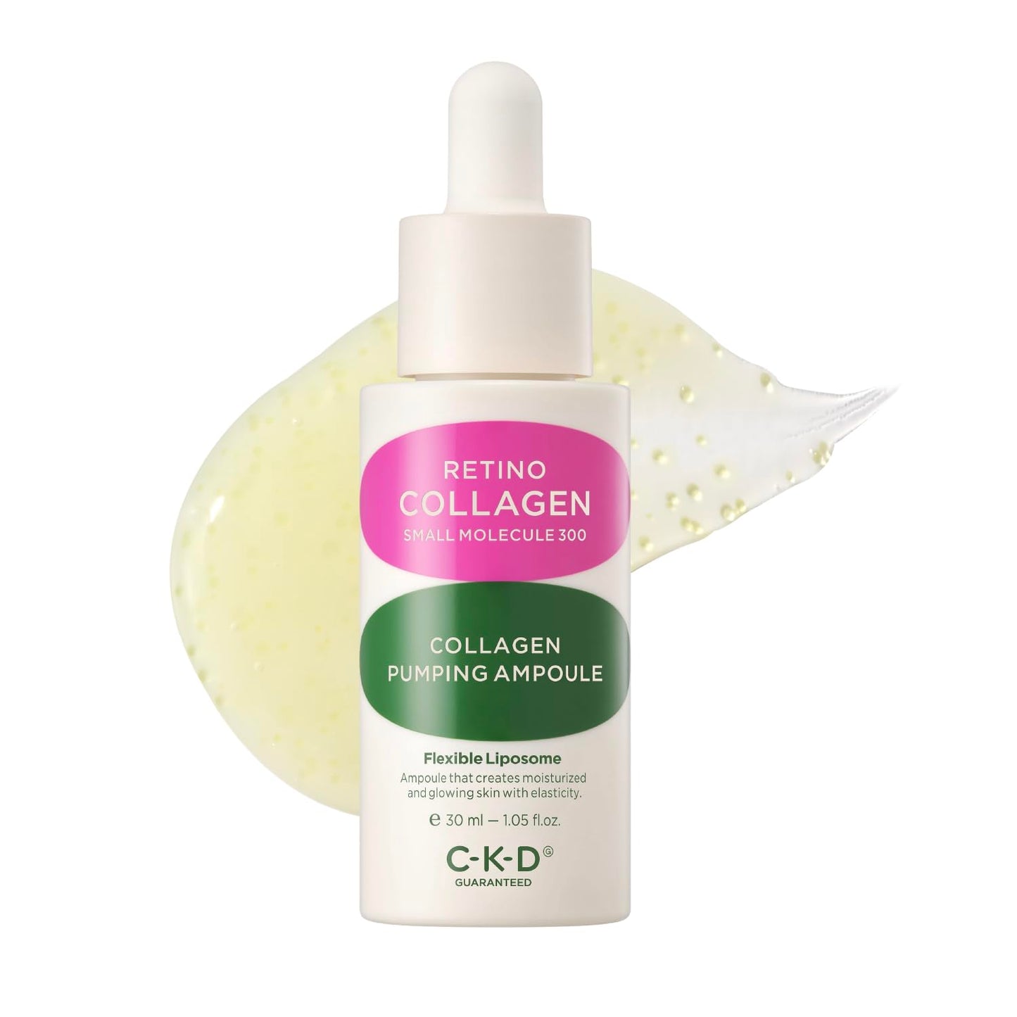 CKD Retino Collagen Pumping Ampoule – Firming & Pore-Refining Facial Serum for Skin Elasticity. Enhances Collagen, Improves Skin Texture & Tone, Strengthens Skin Barrier, Korean Skincare, 1.01 fl oz