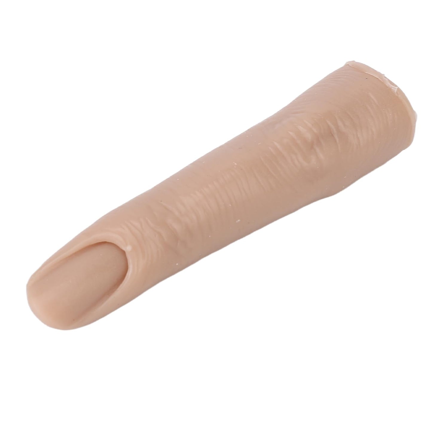 Silicone Joints Nail Finger for DIY Acrylic Nails Practice Flexible Practice Fingers (Dark Skin Color)