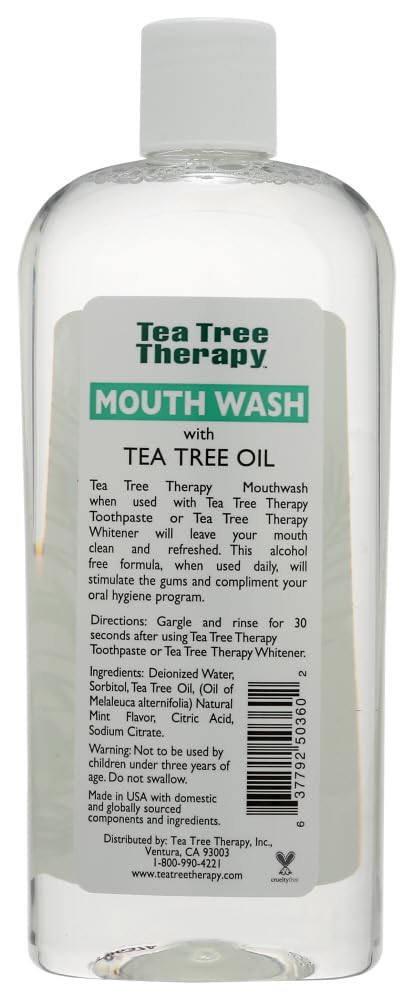 Tea Tree Therapy Mouthwash, 12 Ounce - 6 per case.6