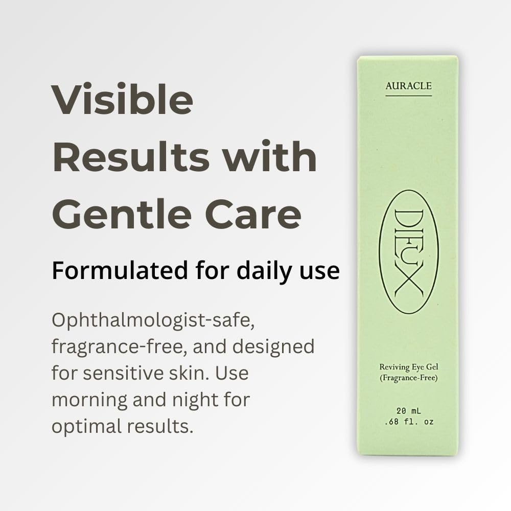 Dieux Auracle Reviving Eye Gel Fragrance Free 0.68 Oz