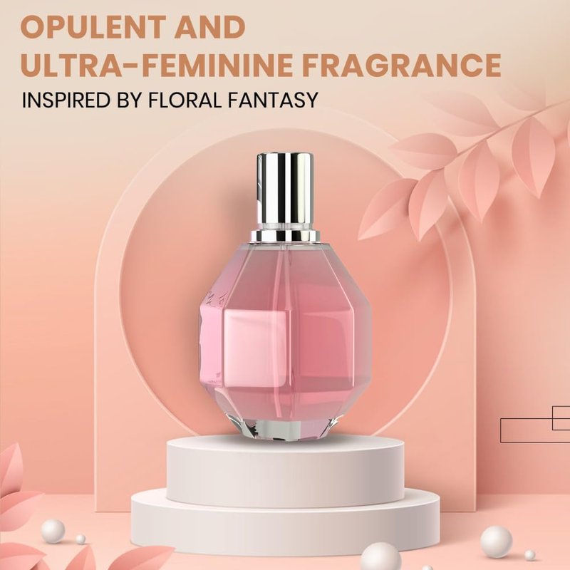 Sandora Fragrances FLORAL BOOM Women's Perfume – Floral, Bergamot and Osmanthus; Orchid, Jasmine, Rose, Freesia and African Orange Flower; Patchouli, Musk and Vanilla – (3.4 fl oz / 100 ml)