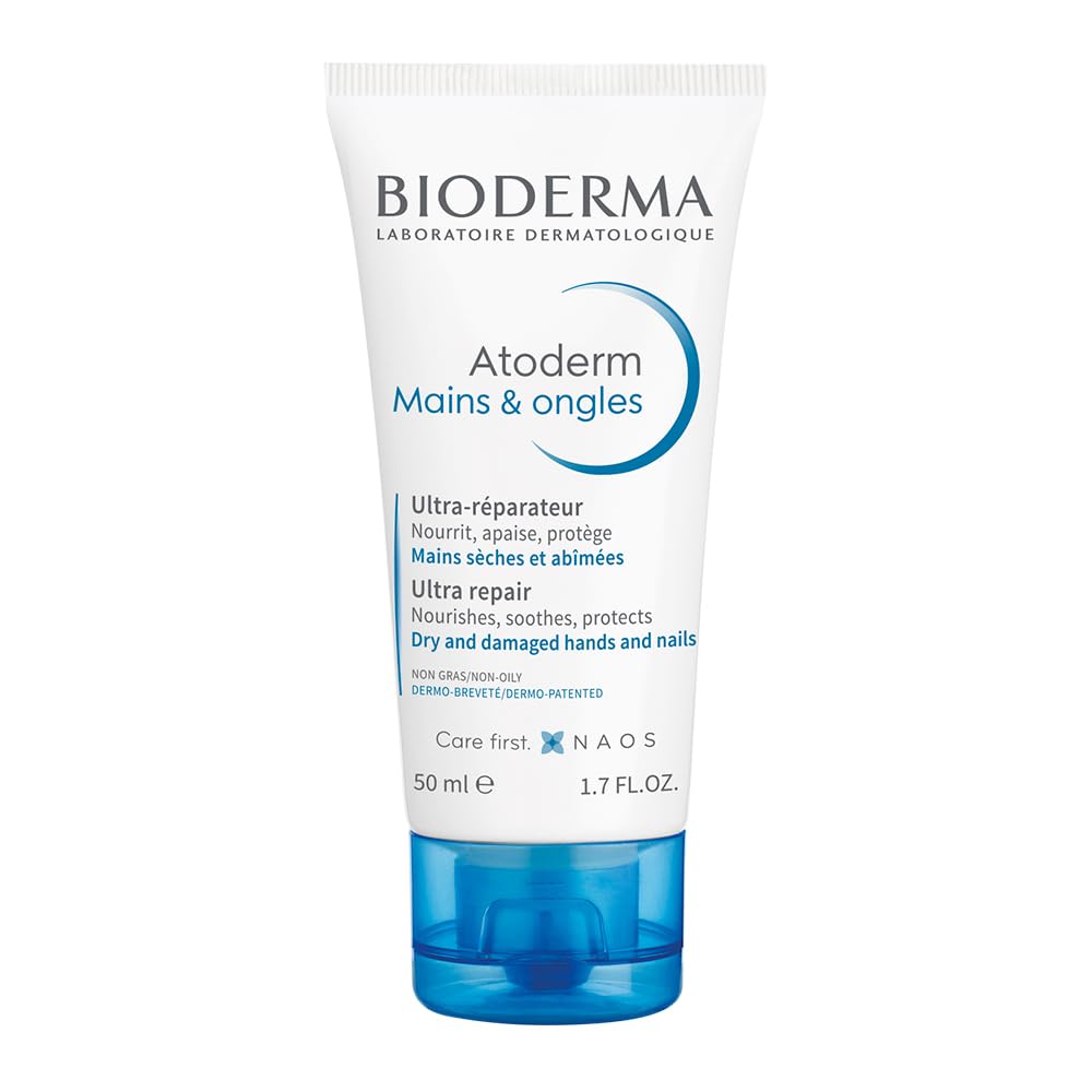 Bioderma Atoderm Hand and Nail Cream - Nourishing Moisturizer for Dry Skin | 50ml