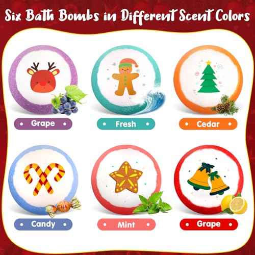 Bath Bombs for Kids with Surprise Inside,Bath Bombs Sets with 6 Pack Bubble Bath Bomb for Girls and Boys, Nice Gifts for Kids
