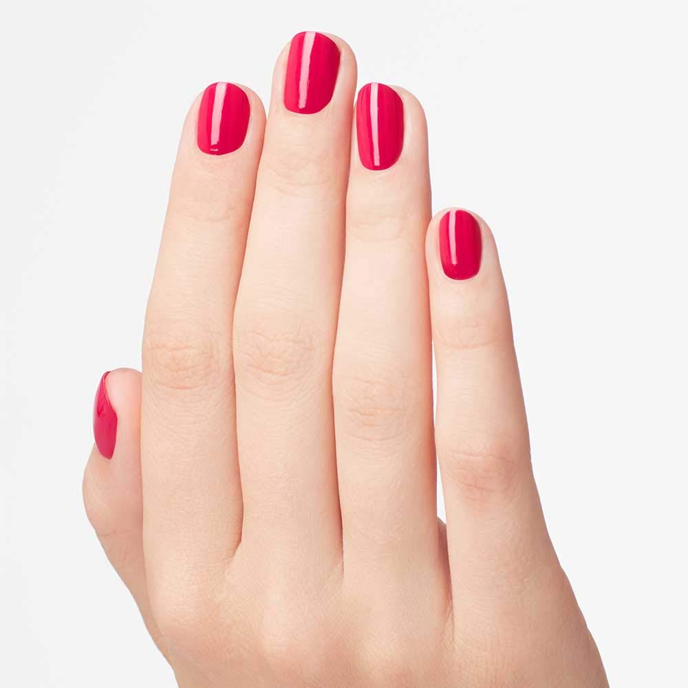 OPI Nail Lacquer Koala Bear-y | Opaque Bright Pink Crème Chip Resistant Nail Polish | Vegan, Fast Drying, Streak Free