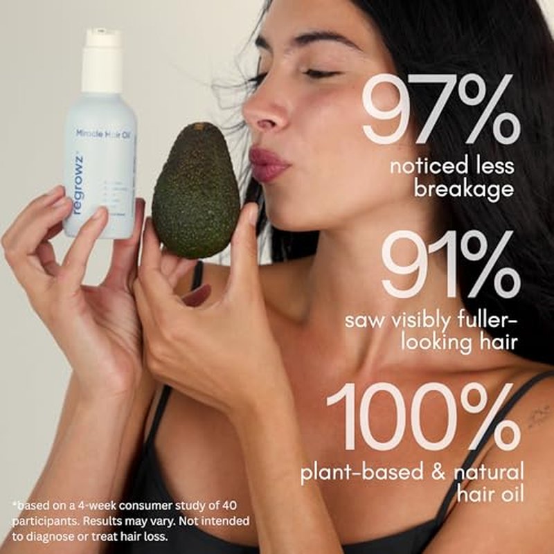 Regrowz Natural Hair Oil 3 x4.06 Fl Oz - Rosemary Hair Growth Oil with Argan & Jojoba ? Strengthen, Hydrate & Moisturise Dry, Damaged Hair ? Hair Loss Treatment