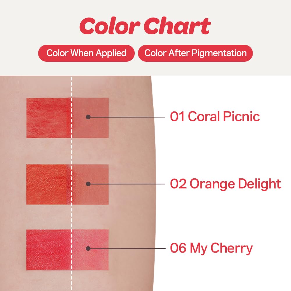 I'M MEME Color Key Ring Water Gel Lip Tint - 05 Berry Compote | Long Lasting Lip Gloss, Hydrating Glossy Finish, Kbeauty, Cute Korean Makeup, Compact, Portable Keychain, Travel-Friendly, Gift, 0.09 Oz
