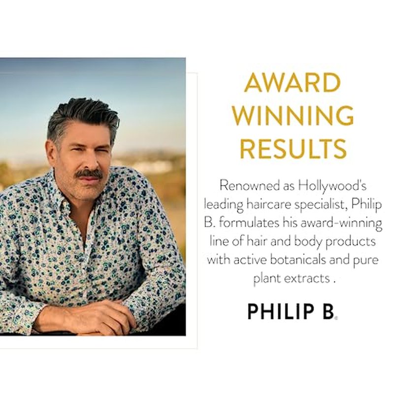 PHILIP B Thermal Protection Spray 4.2 oz. (125 ml) | Plump, Shine & Protect Hair from Heated Hair Tools