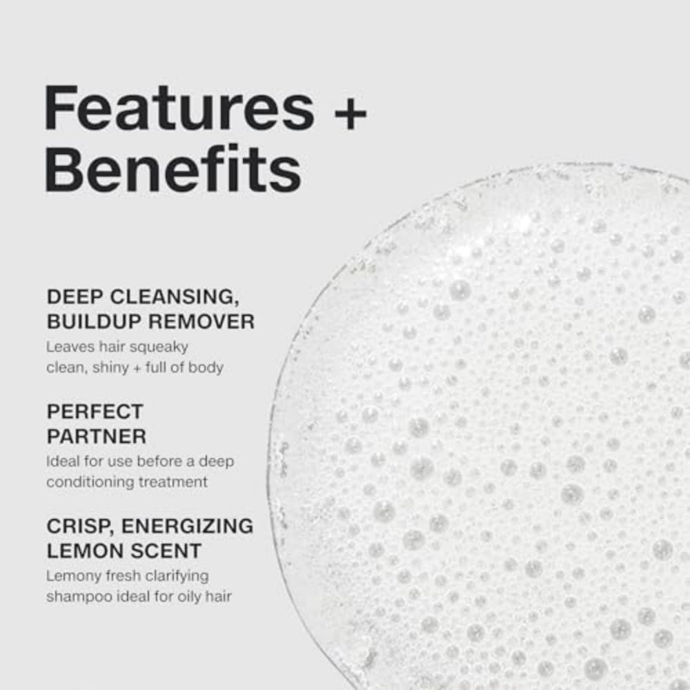 Paul Mitchell Shampoo Two, Clarifying Shampoo, Deep Cleanses + Removes Buildup, For All Hair Types, Especially Oily Hair, 33.8 fl. oz.