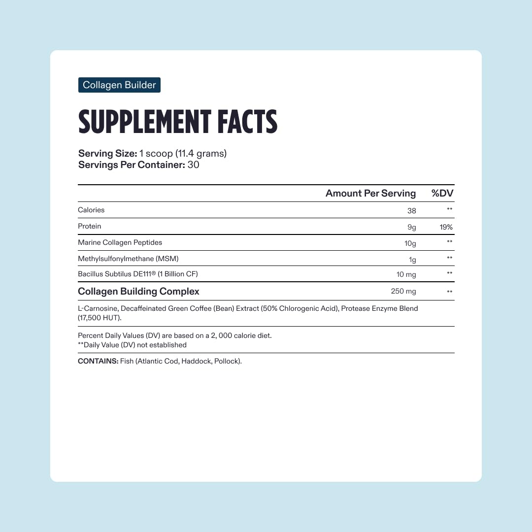 Nutrafol Men's Hair Growth Supplement and Collagen Peptides Powder, Physician-formulated for Visibly Thicker, Stronger Hair, Dermatologist Recommended - 1 Month Supply, 12 oz Bottle